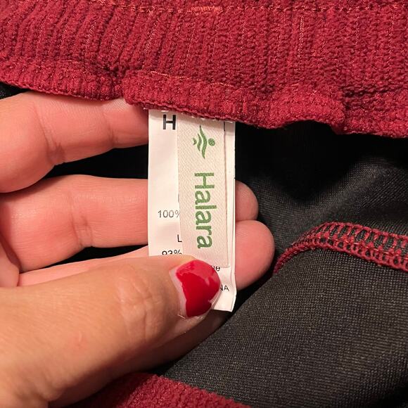 Halara High Waisted Pocket Straight Leg Mop Corduroy Pants Wide Leg - Picture 11 of 13